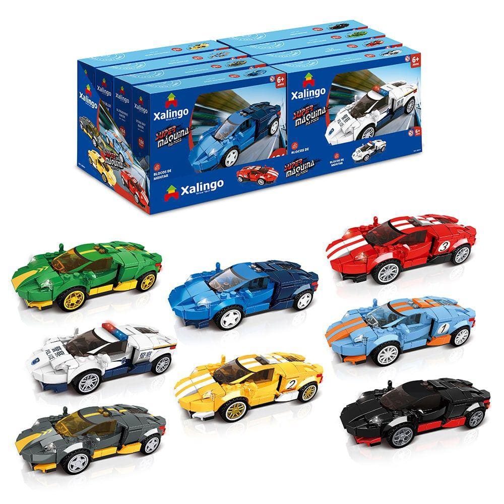 Blocos de Montar Super Máquina na Pista Colecionáveis - 1 unidade