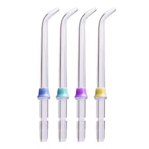 Conjunto 4 Bico Para Irrigador Aparelho Waterpik Removedor Oral de Placas Limpeza Gengival