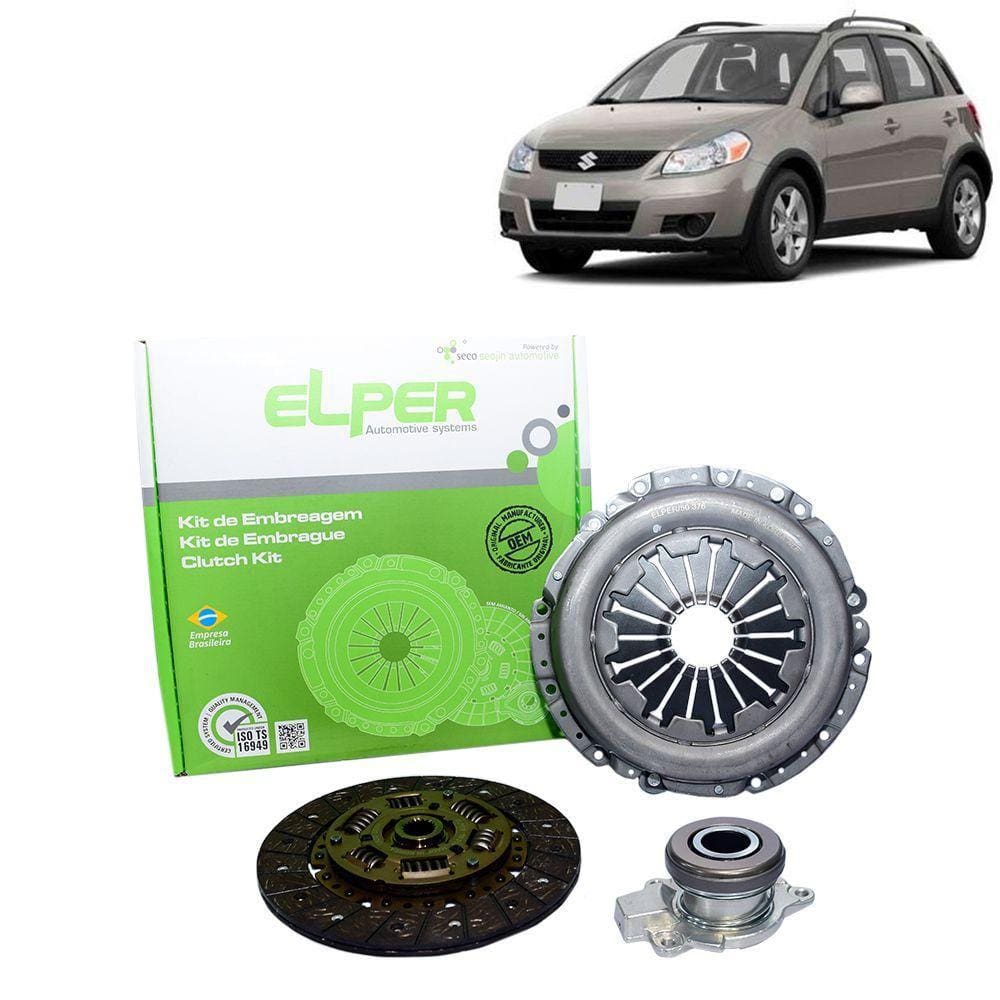 KIT EMBREAGEM 215mm 20EST SUZUKI SX4 2.0 16V 2009... - KIT COMPLETO COM ATUADOR