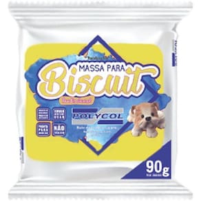 Massa De Porcelana Fria Biscuit 90G Amarelo Cx Com 12