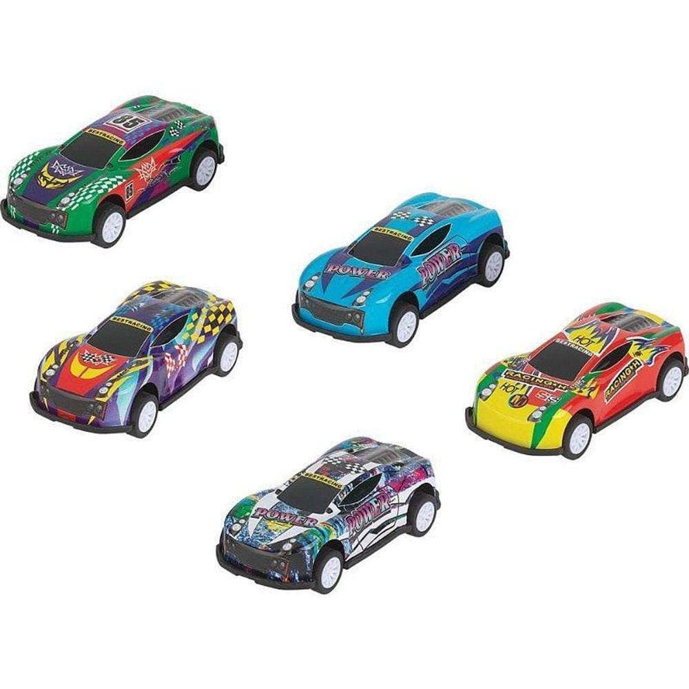 Carrinho A Fricção Mini Velozes Racing Com 5Un