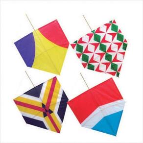 Brinquedo Diverso Pipa Seda Gigante 66X46 Cm Cx Com 50