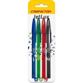 Caneta Esferográfica Jet Lux Ii 4 Cores