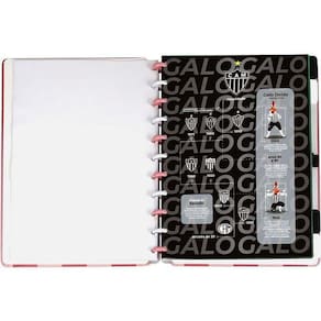 Caderno Inteligente Grande Atletico Mineiro Rosa