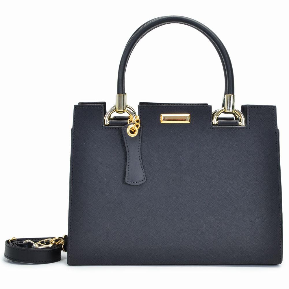 Bolsa Feminina Castelo Alça Removivel Preta Lançamento De Ombro