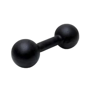 Peso Halter Para Musculação 3kg Preto Ferro