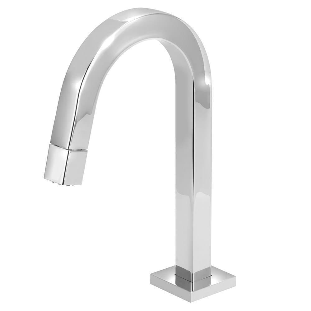 Torneira Tube Mesa Baixa  Abertura No Arejador  Metal Forusi