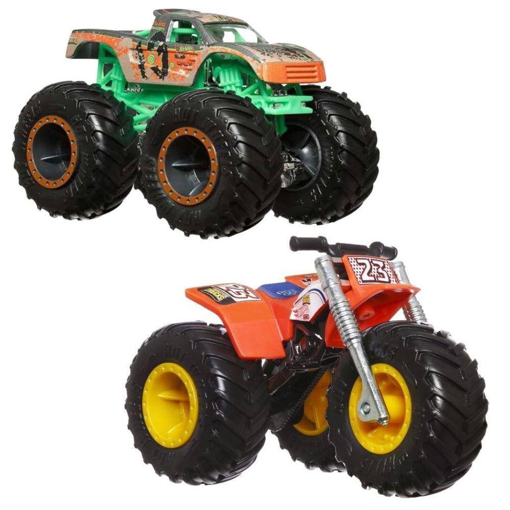 Pista Hot Wheels Monster Trucks Batalha Do Tubarão Mecha FYK14