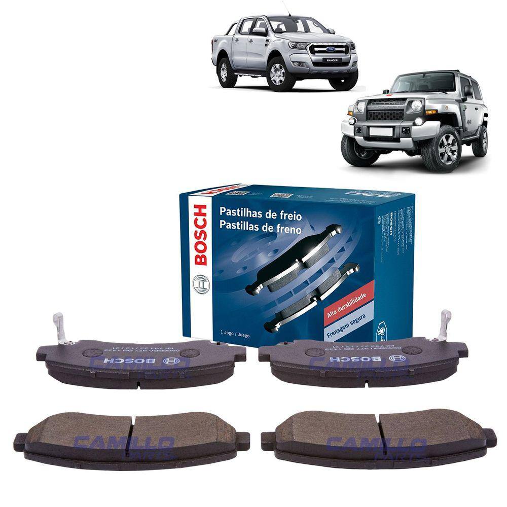 Pastilha De Freio Dianteira Bosch Ranger Troller T4 12-2022