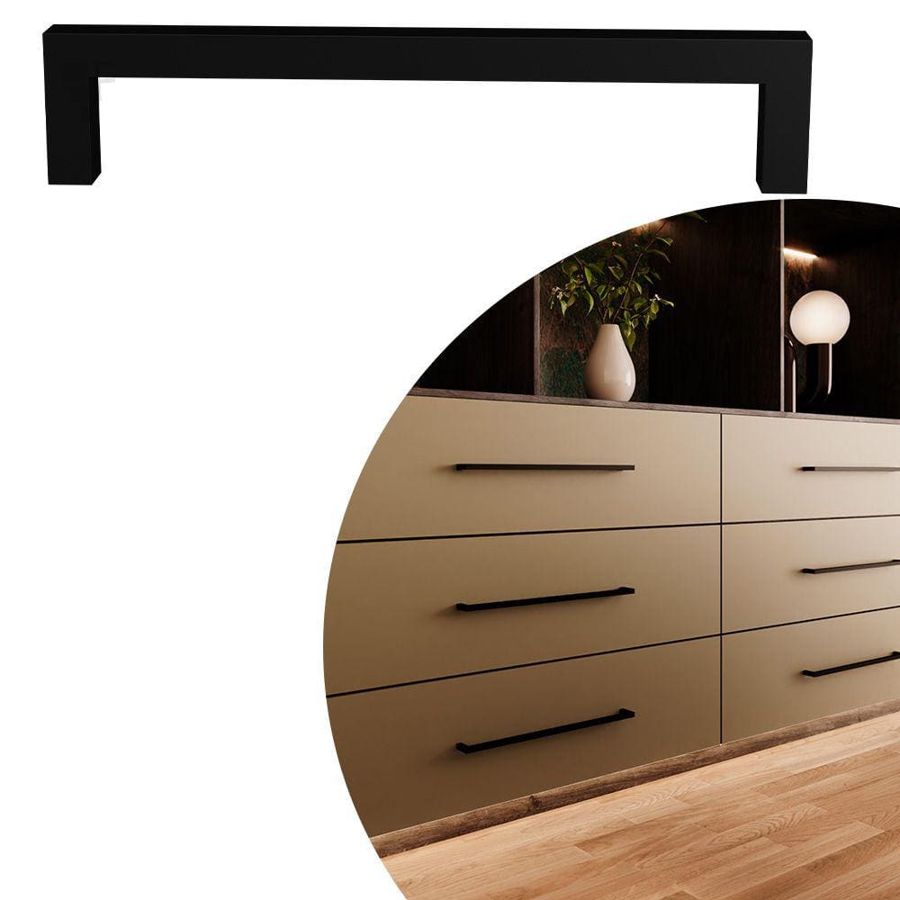 Puxador  IL 811 - Preto - 192MM