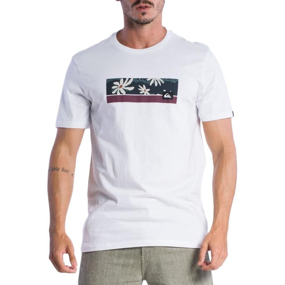 Camiseta Quiksilver Jam It SM24 Masculina Branco