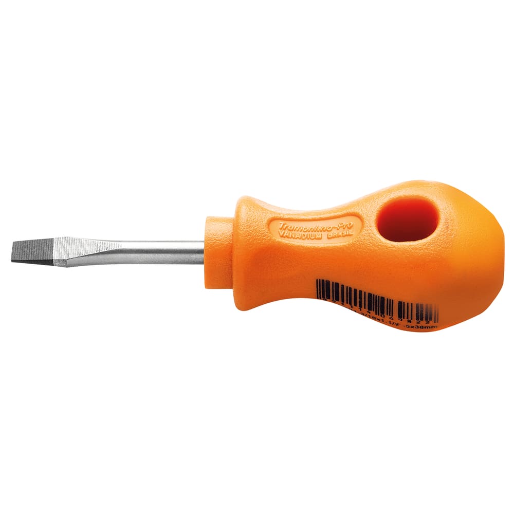 Chave Fenda Ponta Chata Aço Cromo Vanádio 5x38mm Tramontina