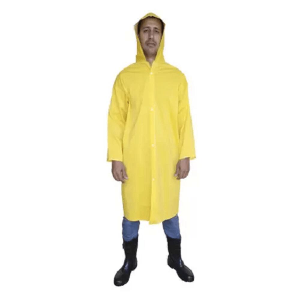Capa Impermeavel Pvc Amarela G BRASCAMP
