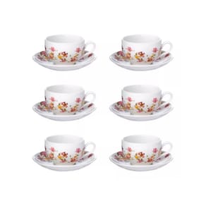 Xicara de cha le jardin 160ML 6PC hauskraft