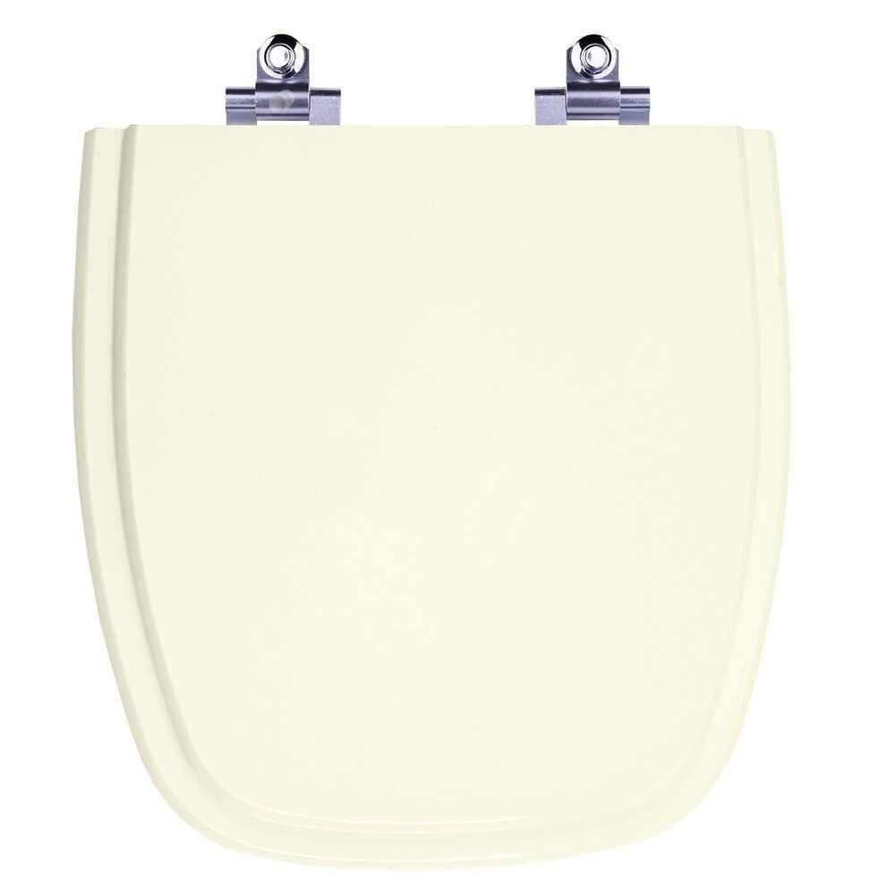 Assento Sanitário Laqueado Soft Close Versato Pergamon (Bege Claro) para vaso Celite