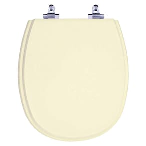 Assento Sanitário Laqueado Soft Close Alamo Bege Claro para vaso Santa Clara