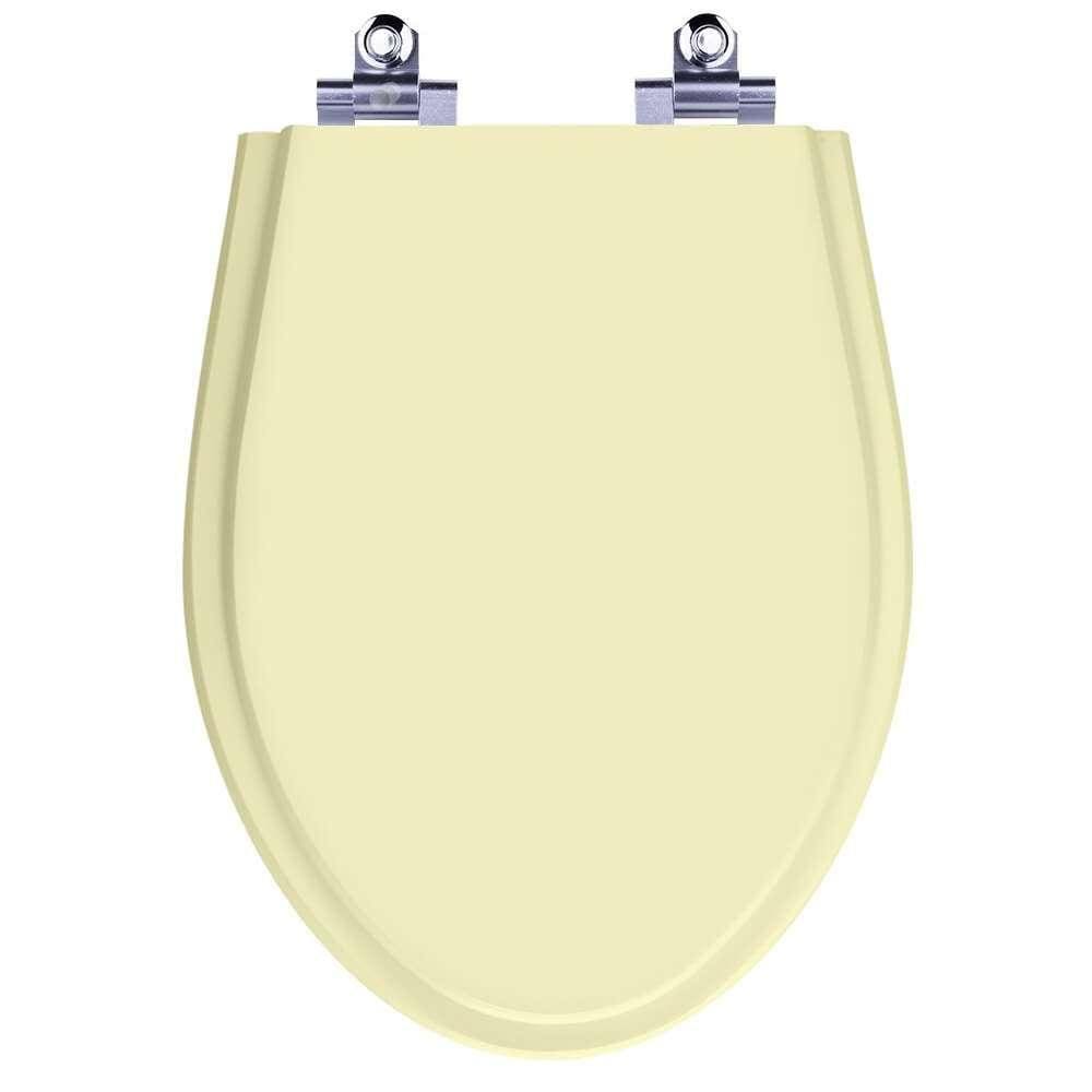 Assento Sanitário Laqueado Soft Close Victoria Bone (Bege) para vaso Ideal Standard