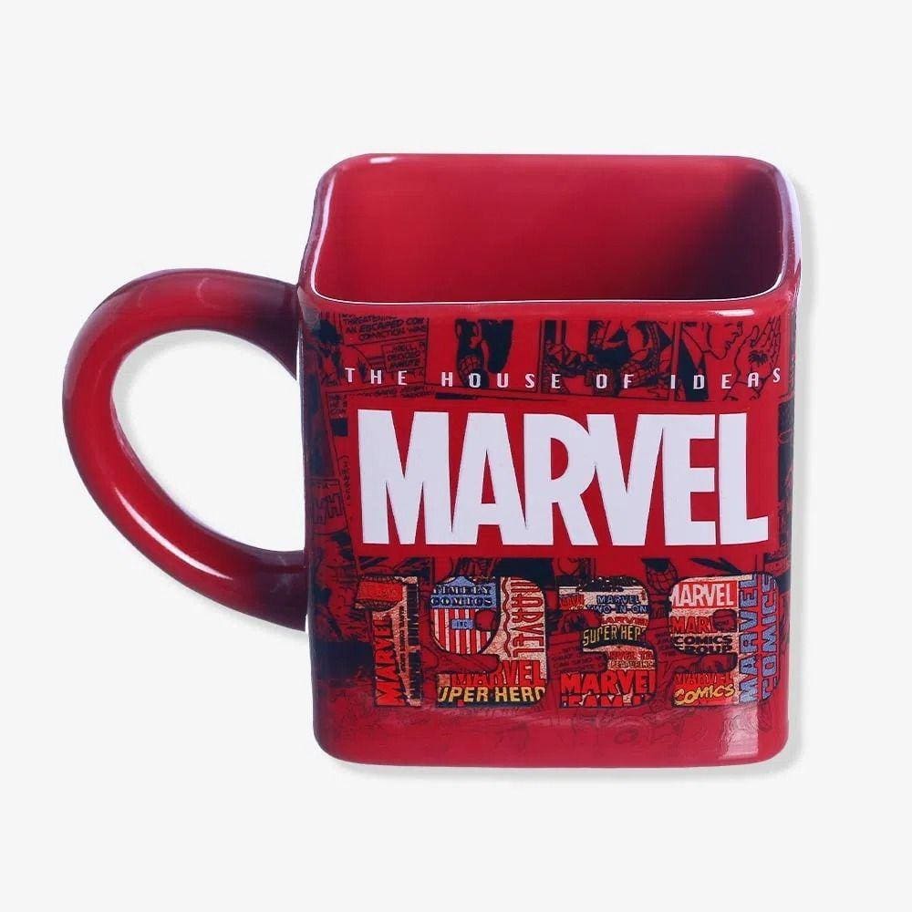 Caneca Cubo 300ml Marvel
