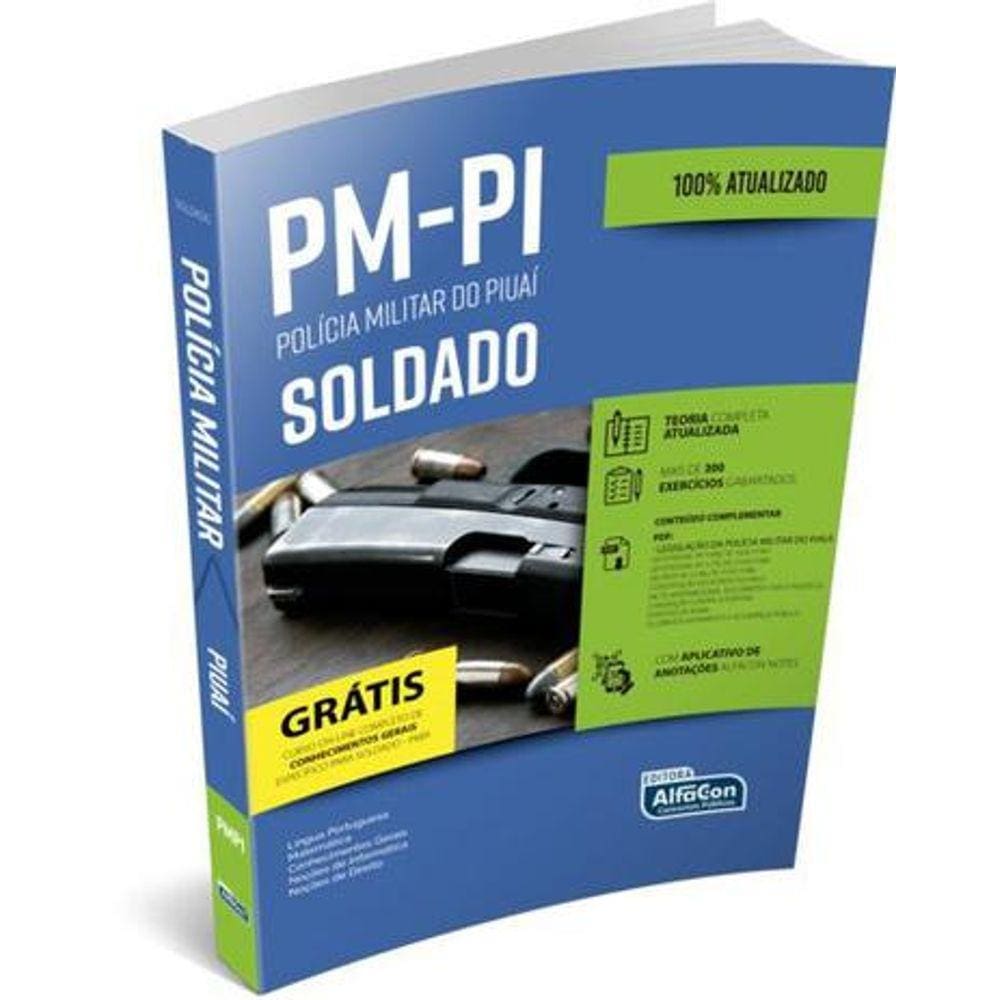 Pm-Pi: Polícia Militar Do Piauí – Soldado