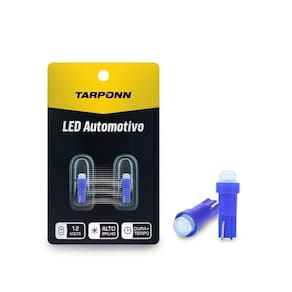 Par Lâmpada Led Painel Pinguinho T5 Azul 12V Tarponn
