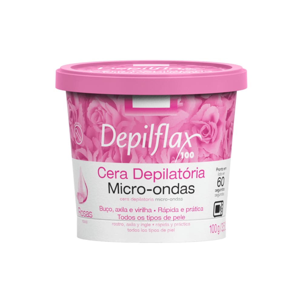 Depilatorio Depilflax 100G Micro Ondas Rosas
