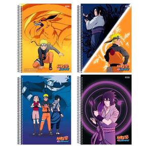 Caderno Brochura Anime NARUTO Shippuden 1/1 (Grande) 80 Folhas - São  Domingos