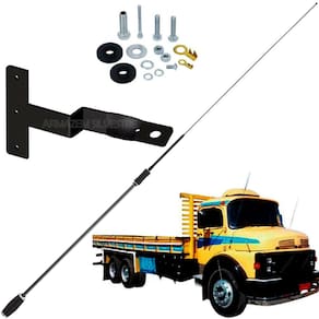 Antena Px Bobinada Black Argentina Mb Mercedes Benz Cara Preta Carona Parafusos Fixação