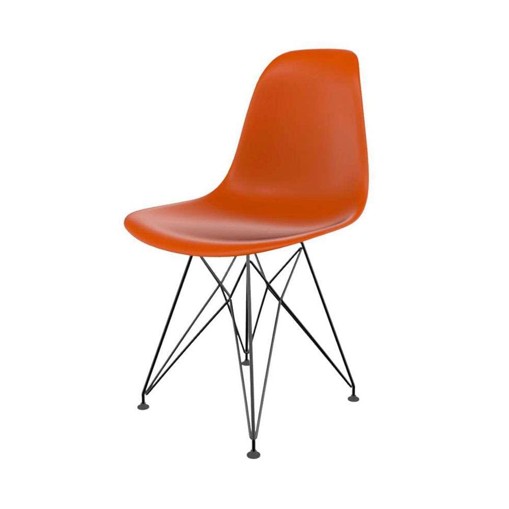 cadeira eames terracora e preta