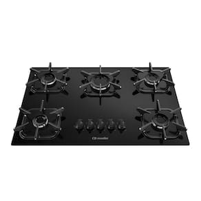 Fogão Cooktop Gás Mueller 5 Bocas Ultra Chama Bivolt Preto