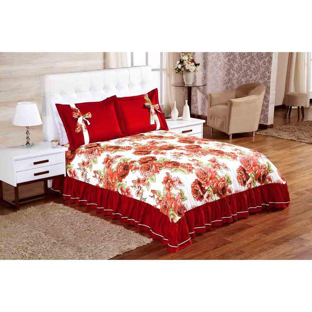 Cobre Leito Isabela Casal 3 Peças