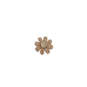 Enfeite Flor Margarida 8cm em Pinus - Jeito Próprio Artesanato