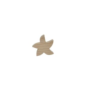 Mini enfeite Estrela do Mar em Pinus 9cm- Jeito Próprio Artesanato
