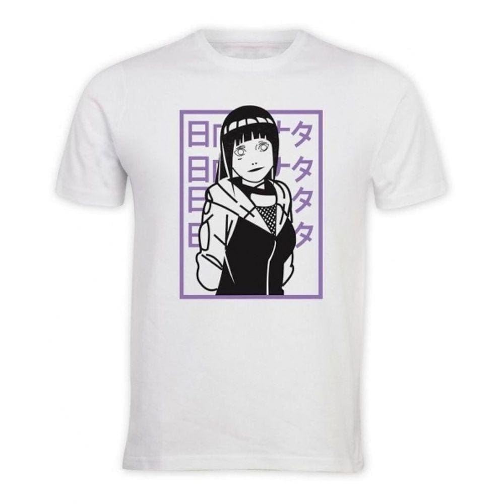 Camiseta Infantil Hinata Hyuga Personalizada