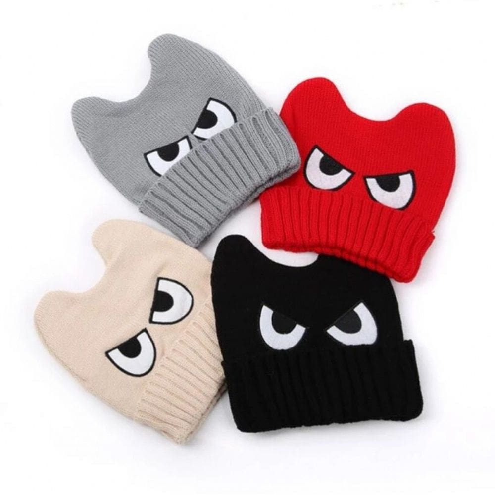Gorro Infantil Grandes Olhos Halloween