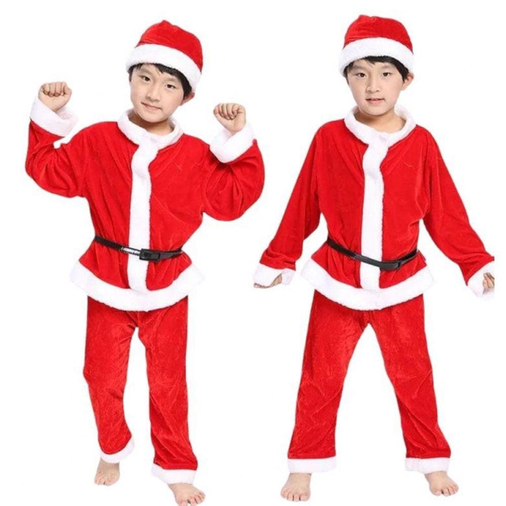 Fantasia Menino Papai Noel Infantil