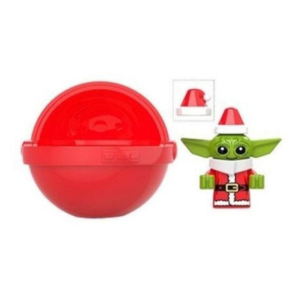 Blocos De Montar Baby Yoda Noel Com Casinha