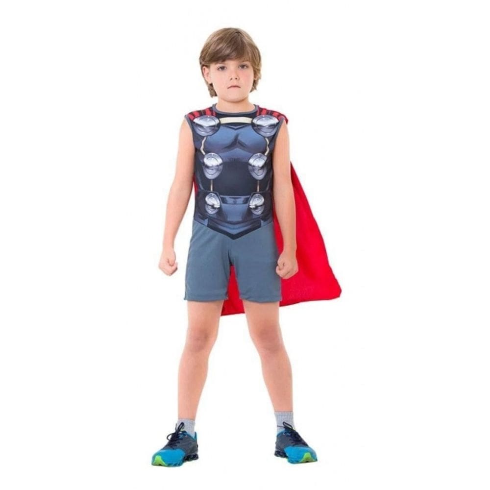 Fantasia Infantil Avengers Thor Curta