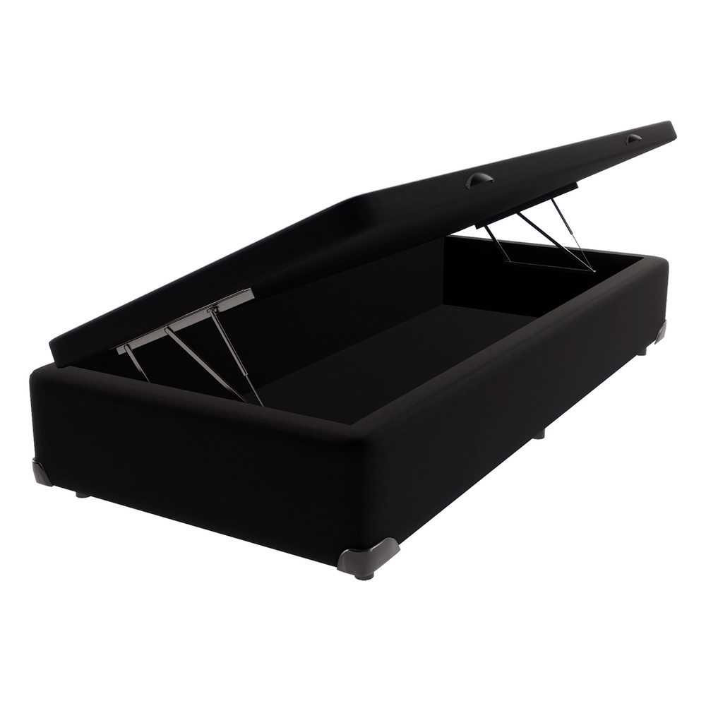 camas box solteiro com baú