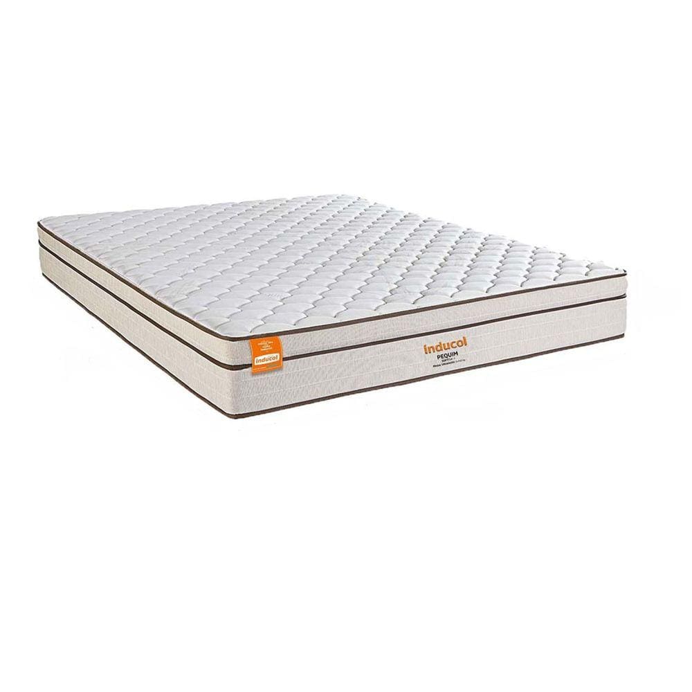 Colchão Queen Inducol Mola Superlastic Pequim 30x158x198cm Bege