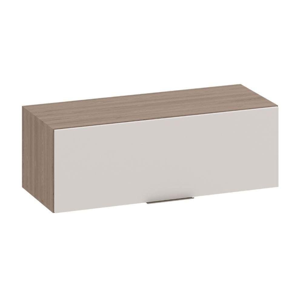 Armário Aéreo Geladeira 80cm 1 Porta Basculante Etina carvalho oak/off white
