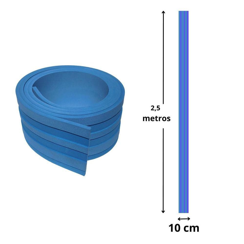 Painel Ripado Decorativo Quarto Eva Autocolante 10Cm - 2,5M