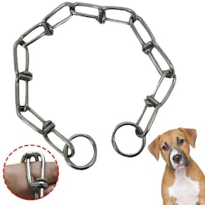 Corrente Coleira Cachorro Caes Aço 3.5mmx40cm Elo Sem Fim