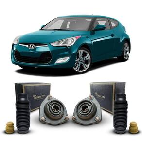 Par Coxim + Batente Coifa Dianteiro Veloster 2014