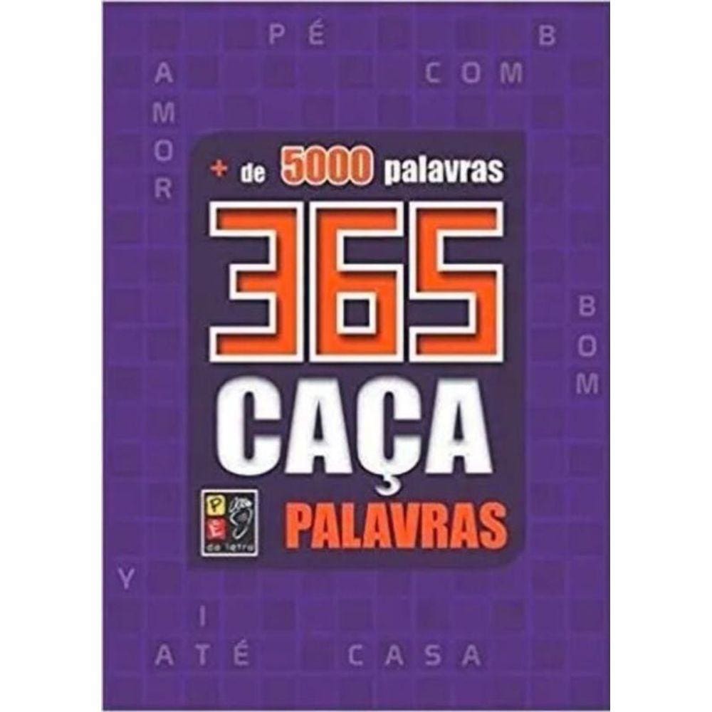 365 Caça Palavras Cruzadas Médio Passatempo Livro Culturama