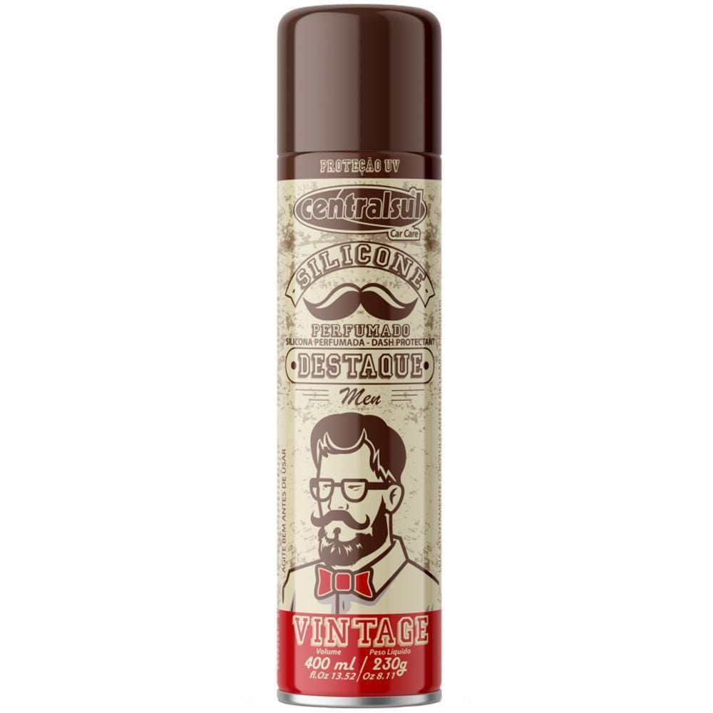 Silicone Spray Men Vintage 400ml Centralsul 014750-8
