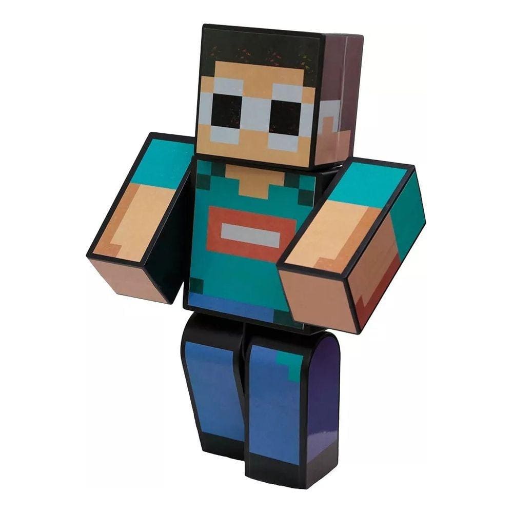 Boneco do minecraft colorir