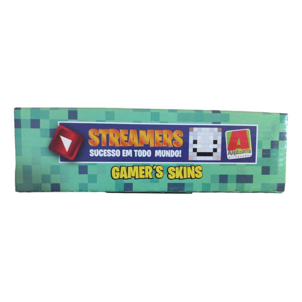 Boneco Streamers - George - Minecraft - Algazarra - Boneco