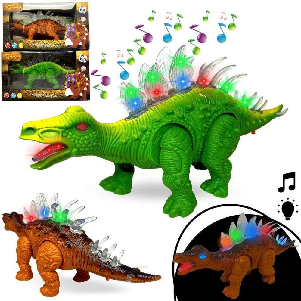 Dinossauro com Som e LUZ Verde Zoop TOYS ZP00164