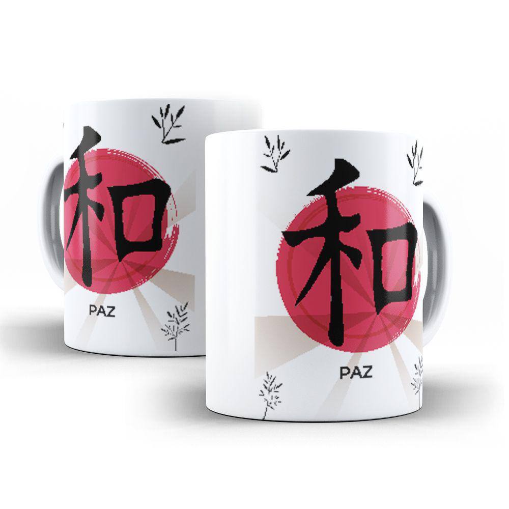 Caneca Ideograma Paz
