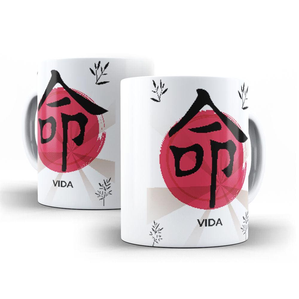 Caneca Ideograma Vida